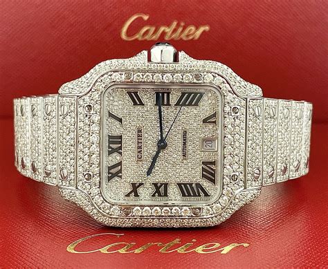 cartier santos diamond.